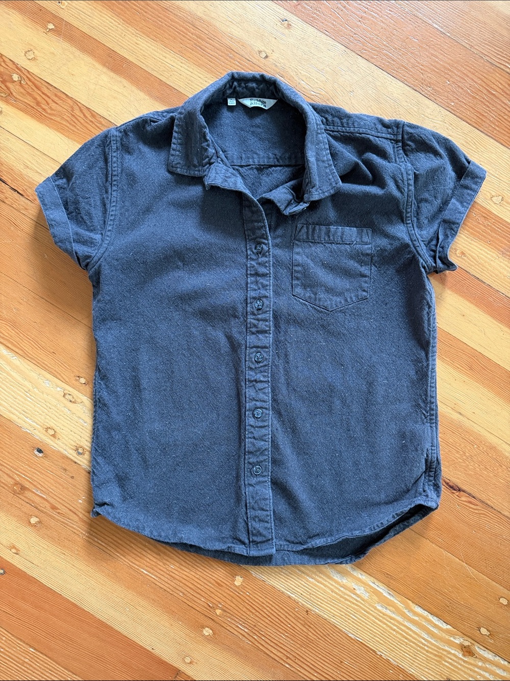 Bridge & Burn Women’s Short Sleeve Button Down Shirt Small